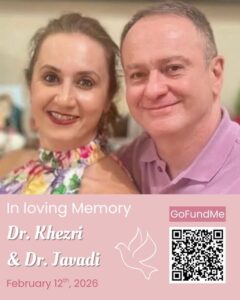 Dr. James Khezri of Seattle, Washington, was a highly respected physician, compassionate caregiver, and devoted family man whose life was defined by service, empathy, and dedication to others. Known for his professionalism and genuine warmth, Dr. Khezri built a reputation as a trusted medical professional who placed the well-being of his patients at the center of everything he did.
Throughout his distinguished medical career, Dr. Khezri achieved numerous professional milestones, earning the respect and admiration of his colleagues and patients alike. His expertise, clinical skill, and commitment to excellence made him a valued member of his medical practice and the wider healthcare community. He was known for his ability to connect with patients on a personal level, offering reassurance, kindness, and thoughtful care during vulnerable moments. His educational background and years of experience helped shape him into a physician who combined knowledge with compassion.
Beyond his professional accomplishments, Dr. Khezri was a devoted father, loving brother, and loyal friend. He valued family deeply and found joy in spending meaningful time with loved ones. His sense of humor, generosity, and uplifting spirit made him someone people naturally gravitated toward. He believed in helping others, both inside and outside the clinic, and his legacy reflects a life lived with integrity and purpose.
Dr. James Khezri tragically passed away in 2026 following a devastating accident that also claimed the life of his beloved wife. Their sudden loss has left an immeasurable void in the lives of those who knew and loved them. In honor of his memory and to support his family during this difficult time, loved ones have created a fundraiser through GoFundMe. His legacy of compassion, laughter, and service will continue to inspire all who were fortunate enough to know him.